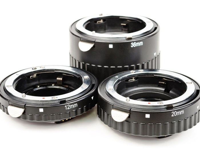 Rings for macro photography