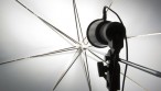 Photography set up with umbrella